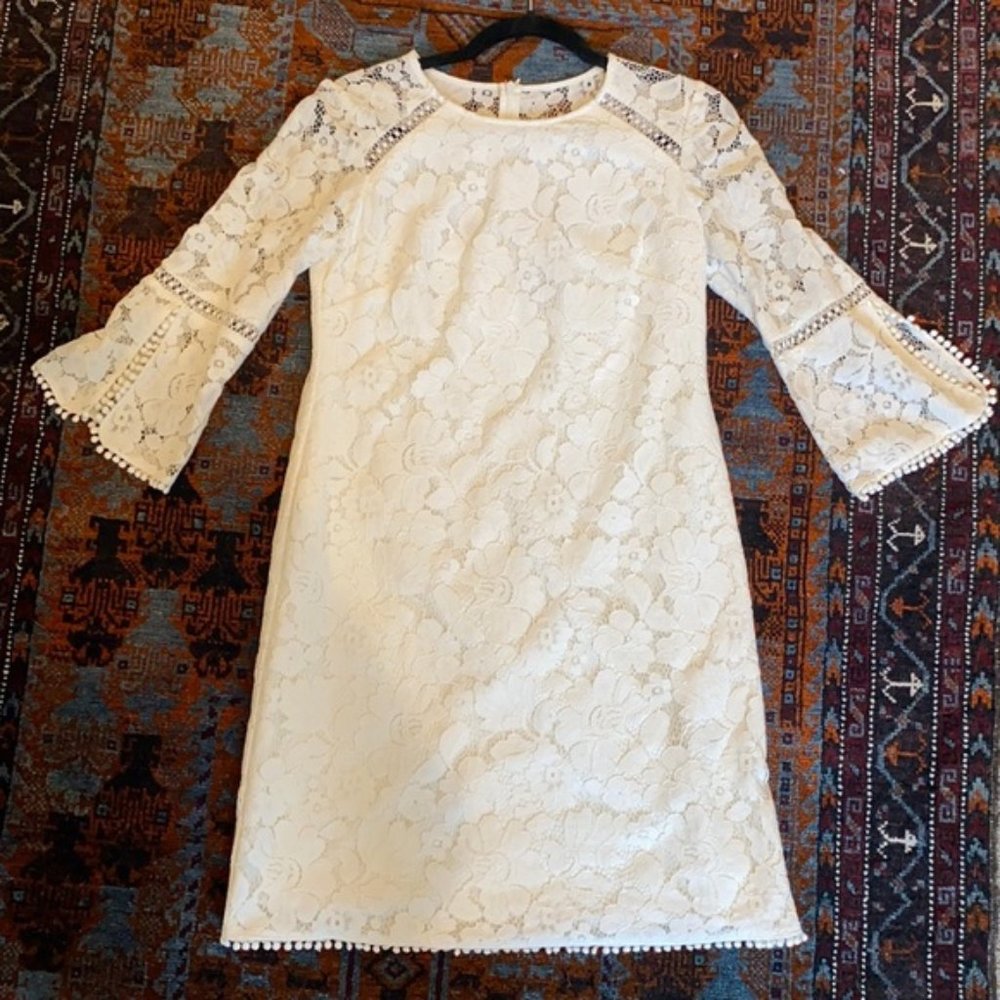 Vince Camuto White Lace Dress